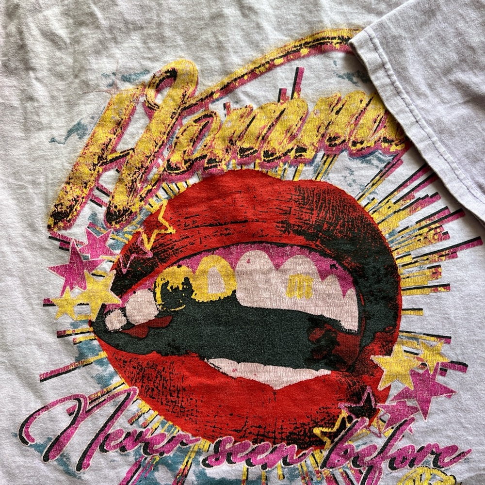 Graphic Kids Shirt with Red and Yellow Design